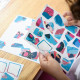 3 puzzles en stickers "Princesses" Poppik