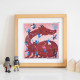 3 puzzles en stickers "Dragon et chevaliers" Poppik
