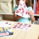 3 puzzles en stickers "Dragon et chevaliers" Poppik