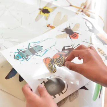 Poster en stickers "Insectes" Poppik