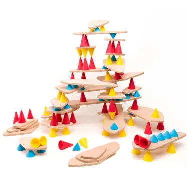 PIKS jeu de construction et d'équilibre - OPPI kit education 128 pièces