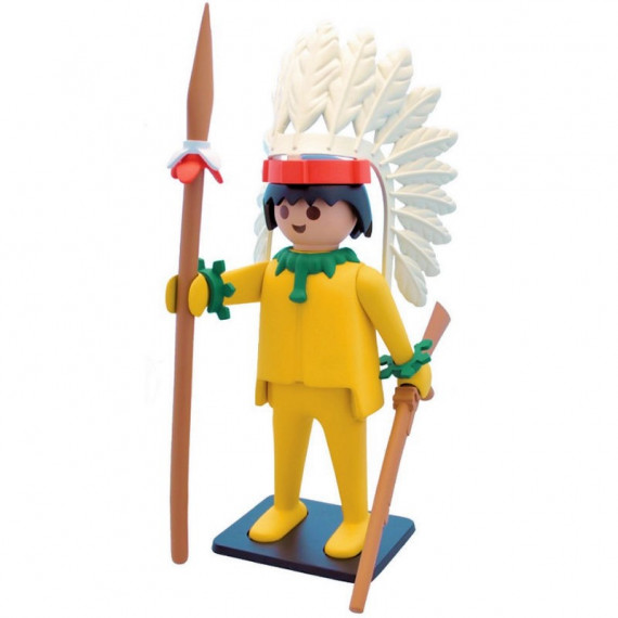 Le Chef Indien Playmobil Collectoys De Plastoy