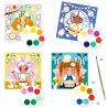 Cartes à peindre "Le goûter" DJECO 9659