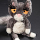 Bad Cat, chat en peluche SIGIKID Beast 39307