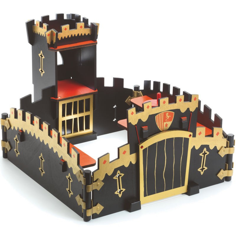 Chateau fort en bois PAPO et château Arty Toys DJECO - Jouets et Merveilles