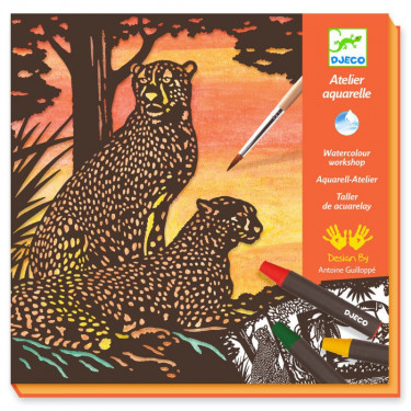 Coffret dégradés d'aquarelle "A contre-jour" DJECO 9348