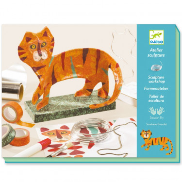 Atelier sculpture 'Le tigre' DJECO 9345