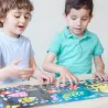 Poster mosaïque avec des gommettes "Aquarium" Poppik