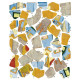 Puzzle de 70 stickers "La chambre de Vincent van Gogh" Poppik