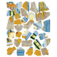 Puzzle de 70 stickers "La chambre de Vincent van Gogh" Poppik