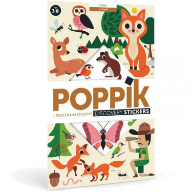 Poster en stickers "Forêt" Poppik