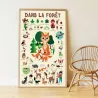 Poster en stickers "Forêt" Poppik