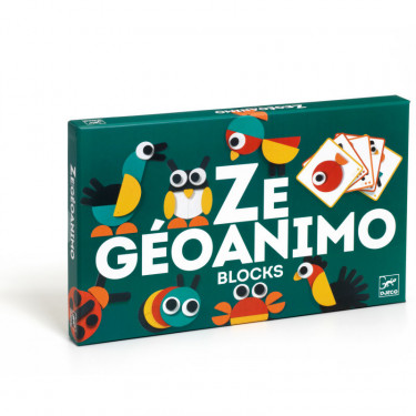 Ze Geoanimo, blocs en bois DJECO 6432