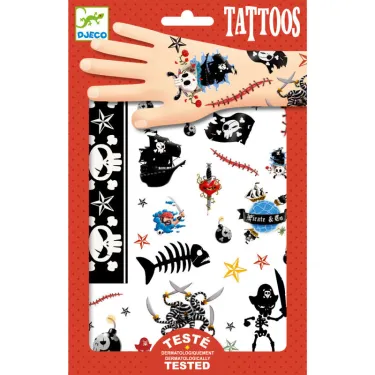 Tatouages Pirates DJECO 9584