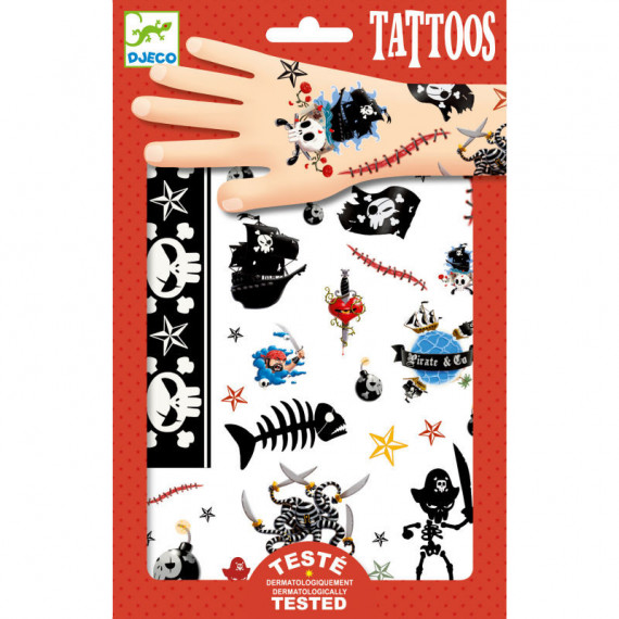 Tatouages Pirates DJECO 9584
