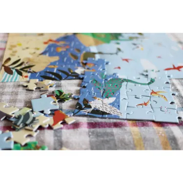 Puzzle à remonter le temps 'Jurassique' Pirouette Cacahouète