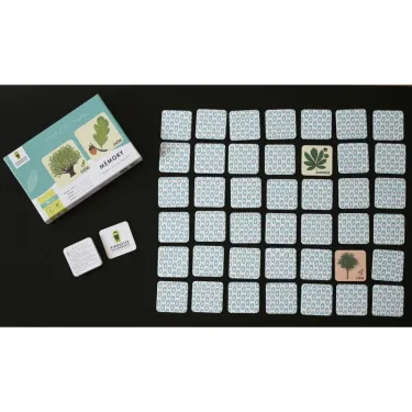 Jeu de mémory 'L'arbre et sa feuille' Pirouette Cacahouète