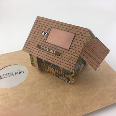 Casagami Cabane de Yann Arthus Bertrand, veilleuse solaire