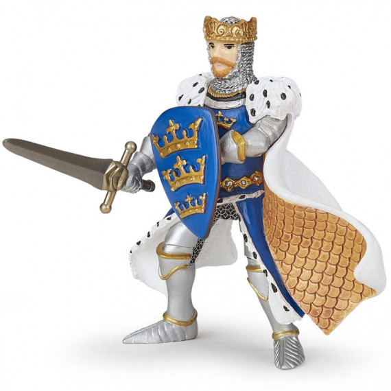 Roi Arthur bleu, figurine PAPO 39953