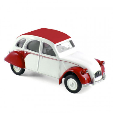 Citroën 2CV Dolly 1986 rouge et blanche NOREV classic