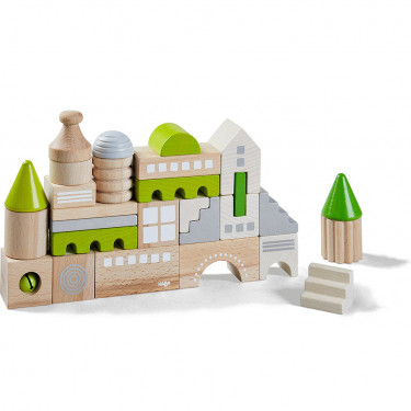 Blocs de construction en bois "Cobourg" HABA 305456