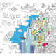 Poster de New York à colorier, Omy