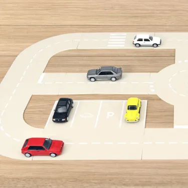 Circuit de ville Norev, coffret de routes 15 pcs