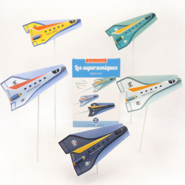 Les supersoniques, kit minisuper 'Sophie et Martin'