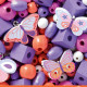450 Perles en bois "Papillons" DJECO 9810
