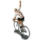 Figurine cycliste winner maillot blanc pois rouge _ Bernard & Eddy
