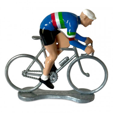 Figurine cycliste sprinteur Italie _ Bernard & Eddy