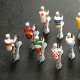 Figurine cycliste maillot Allemagne _ Bernard & Eddy