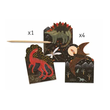 Dino Box Coffret d'activités créatives pour enfant DJECO 9331