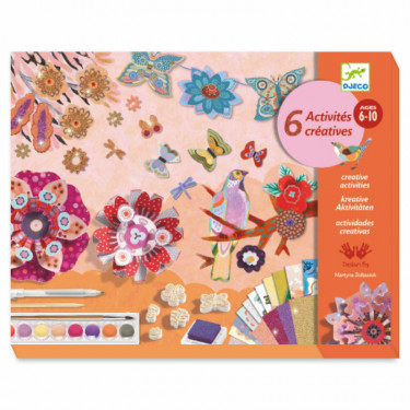 Flower Box Coffret d'activités créatives pour enfant DJECO 9330