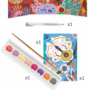 Flower Box Coffret d'activités créatives pour enfant DJECO 9330