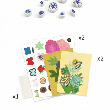 Flower Box Coffret d'activités créatives pour enfant DJECO 9330