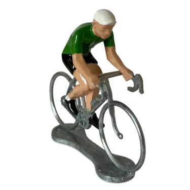 Figurine cycliste maillot Brésil _ Bernard & Eddy