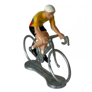 Figurine cycliste maillot Colombie _ Bernard & Eddy