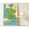Poster en stickers "La France" Poppik