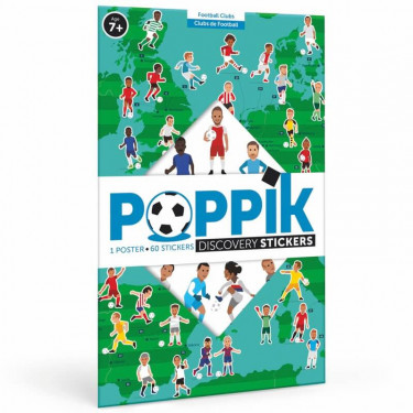 Poster en stickers "Football" Poppik
