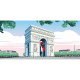 Diorama arc de triomphe_ Bernard et Eddy