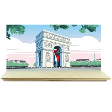 Diorama arc de triomphe_ Bernard et Eddy