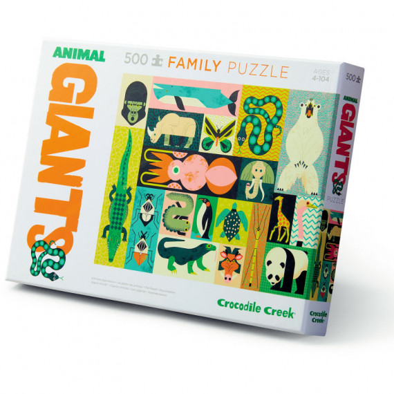 Puzzle famille 'Les géants des animaux' 500 pcs CROCODILE CREEK