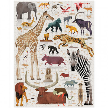 Puzzle 'Les animaux d'Afrique' 750 pcs CROCODILE CREEK