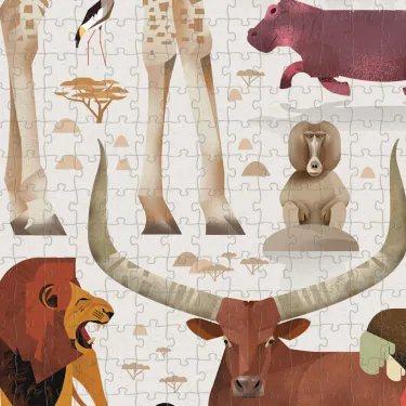 Puzzle 'Les animaux d'Afrique' 750 pcs CROCODILE CREEK