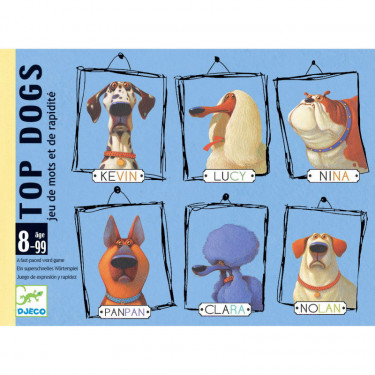 Top Dogs, jeu de cartes DJECO 5099