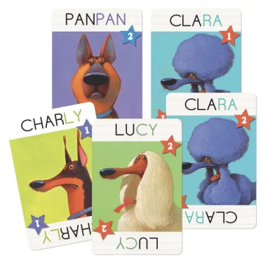 Top Dogs, jeu de cartes DJECO 5099