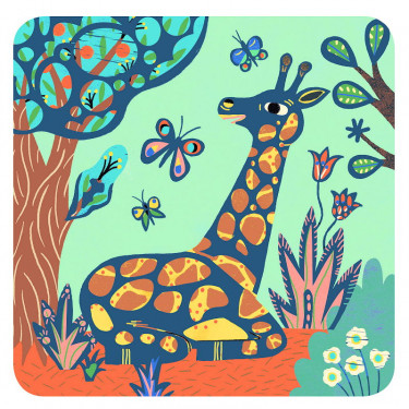 Cartes à gratter 'Grosses bêtes' DJECO 9095