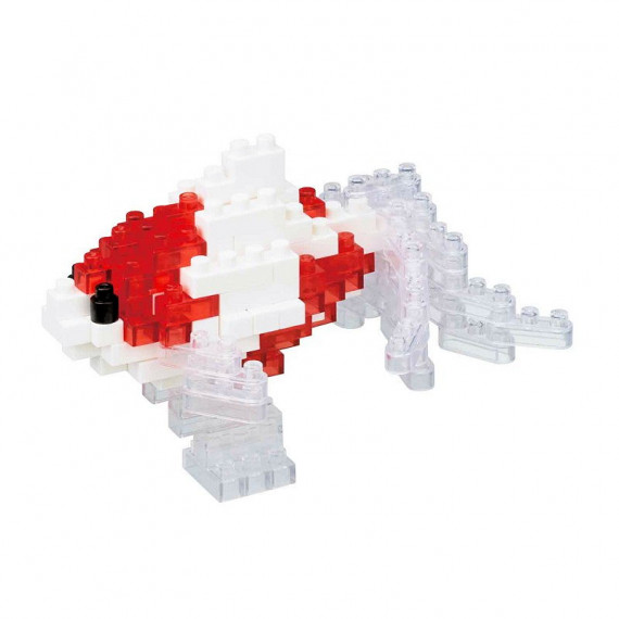 Poisson voile de Chine rouge et blanc nanoblock