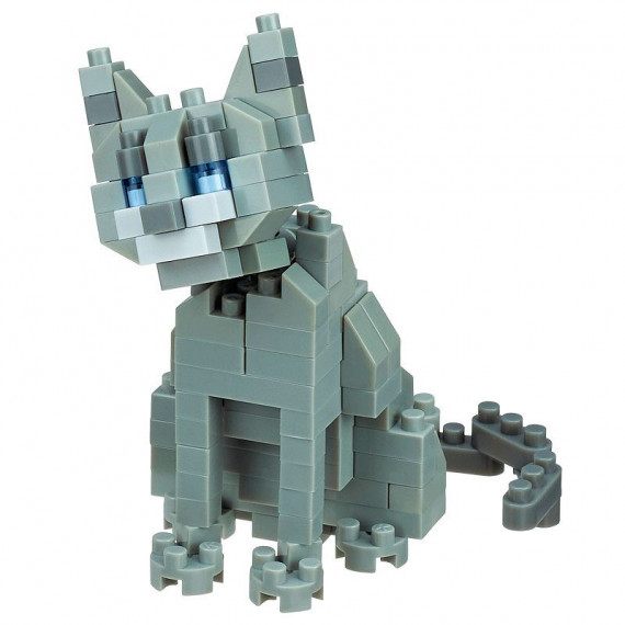 Chat bleu russe nanoblock